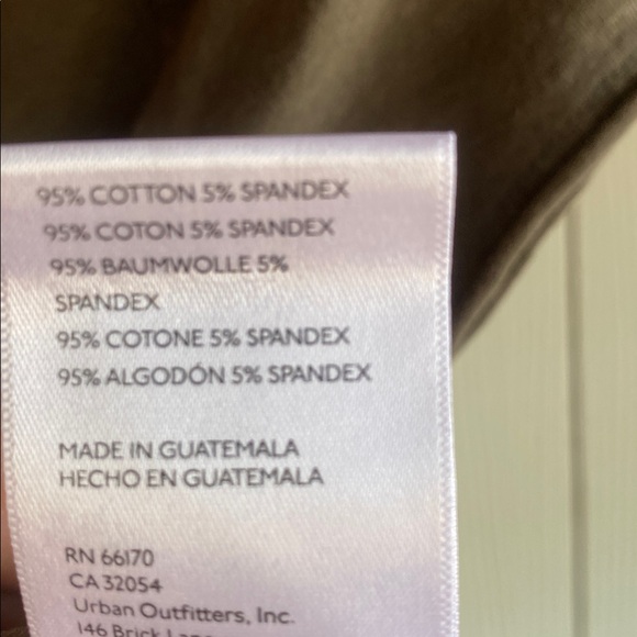 Free People NWT Protagonist WTF Distressed Brown Stretch Cotton Baby Tee Xl - Picture 10 of 12